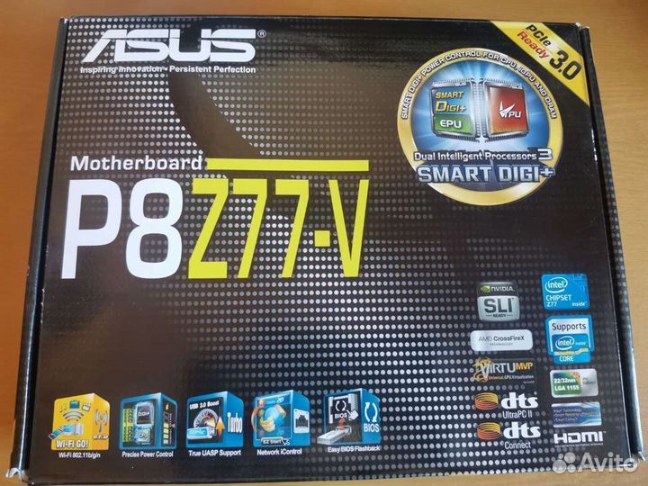 Материнская плата P8Z77-V Wi-Fi GO/i5-3570K/16GB