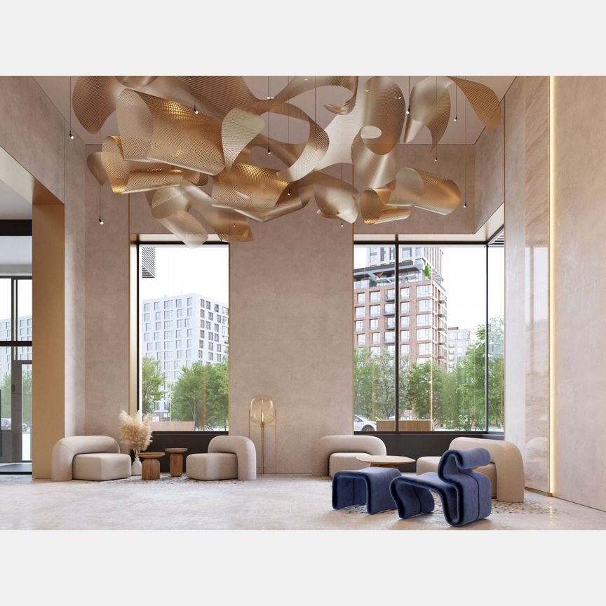 1-к. квартира, 51,4 м², 8/22 эт.