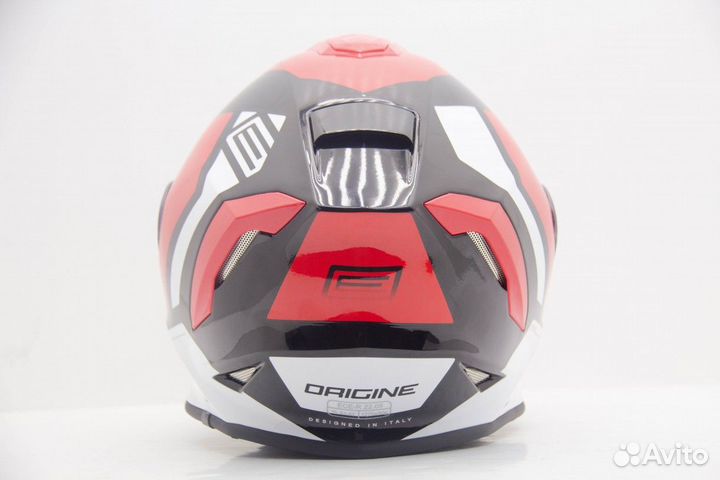 Шлем origine dinamo bolt детский красный/черный гл