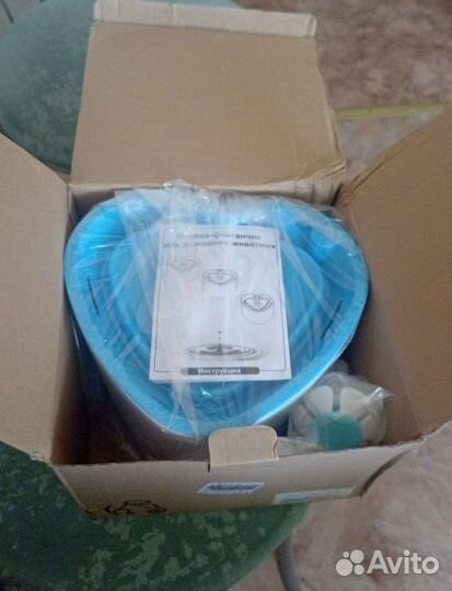 Фонтан поилка для кошек новая