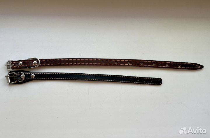 Ошейники для маленьких собак натуральная кожа