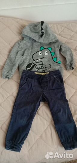 Джинсы и толстовка для мальчика