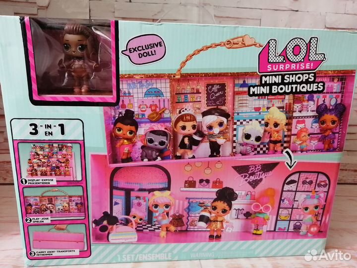 Игровой набор Mini Shops 3-в-1