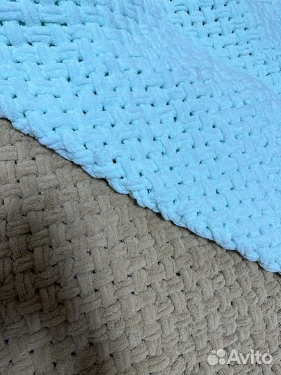 Плед детский вязаный ручная работа