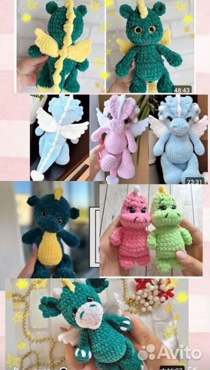 Вязаные игрушки ручной работы