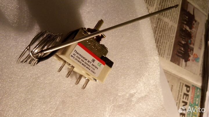 Термостат (терморегулятор) печки на жарочный шкаф