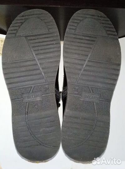 Лакированные ботинки для девочки, р.34