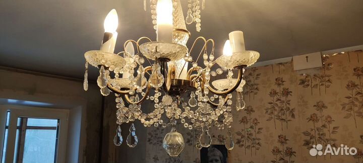 Хрустальная люстра СССР