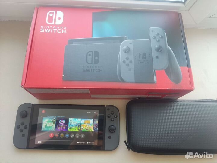 Прошитая Nintendo Switch V2 160Gb+игры
