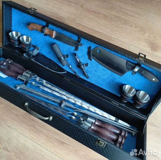 Набор шампуров подарочный Кизляр