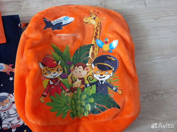 Рюкзак, сумка для обуви aeroflot