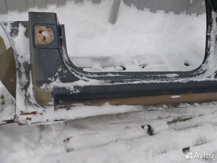 Порог со стойкой левый Renault Logan 1 (LS0H) 2006