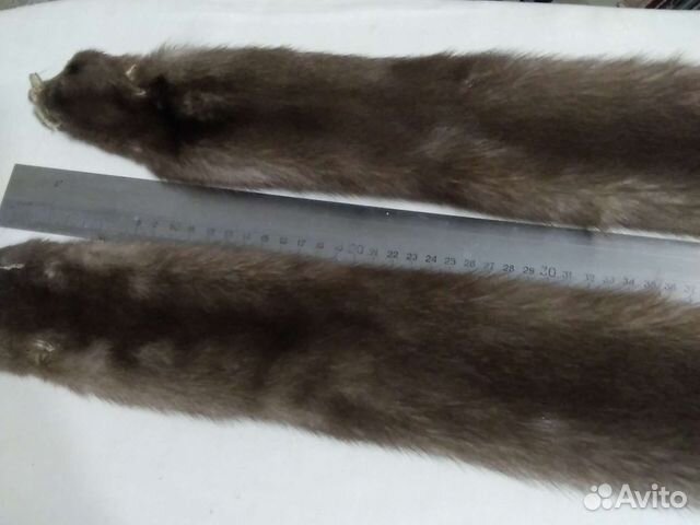 Шкурки норки. Шапка норковая р. 58
