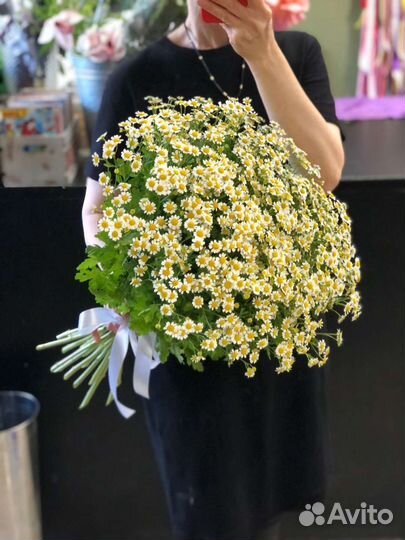 Букет 21 ромашка