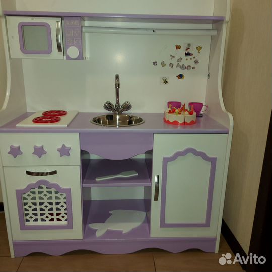 Детская деревянная кухня б/у