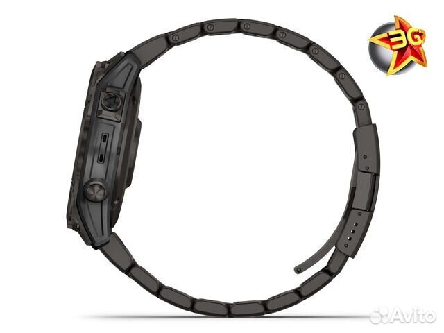 Часы Garmin Fenix 7 Sapphire Solar Titanium Grey 0 Новый