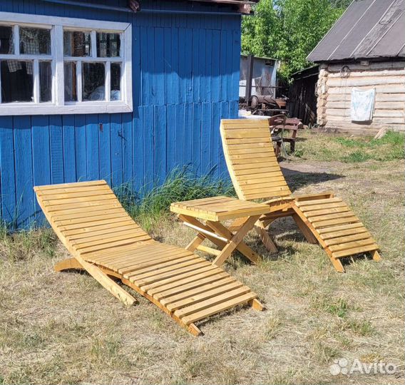 Шезлонг для дачи