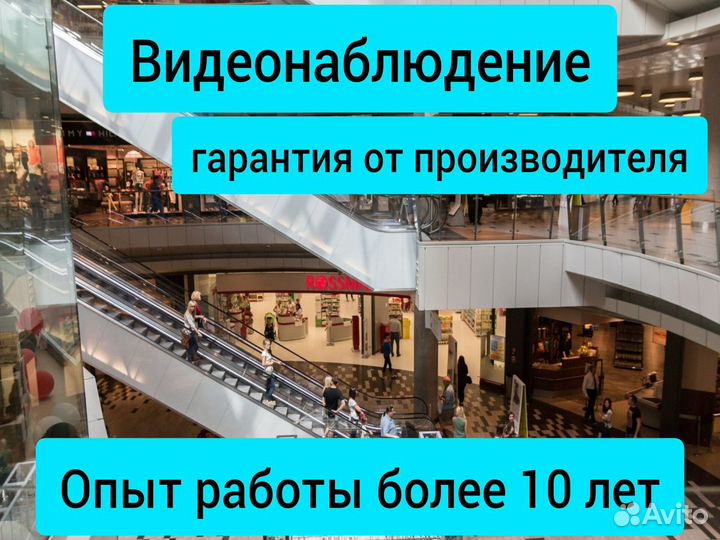 Видеонаблюдение для торгового центра