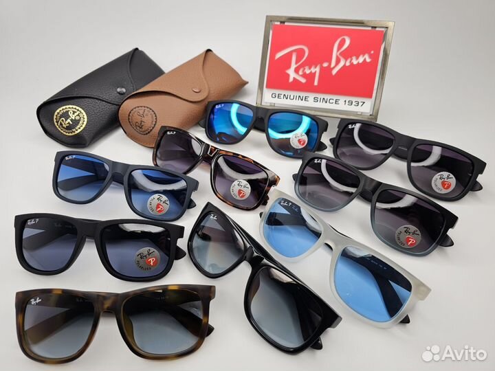 Очки Ray Ban Justin 4165 Polarized Grey Gradient