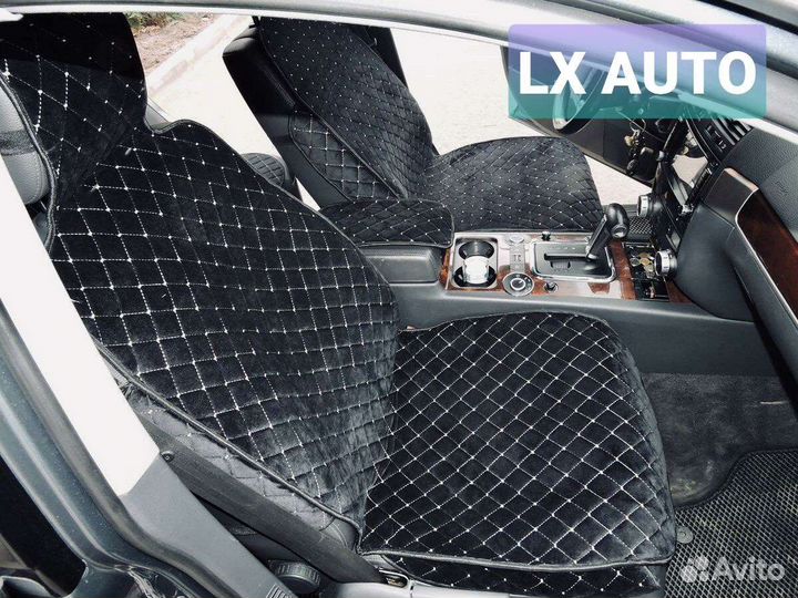 Накидки на сиденья из велюра