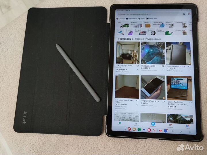 Samsung Galaxy Tab S9 FE 5g 128 Гб+ стилус+чехол