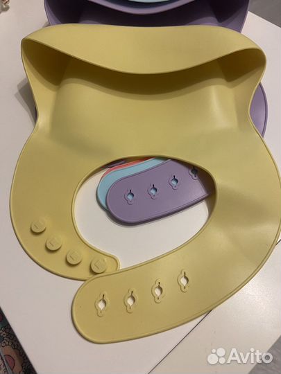 Нагрудник силиконовый(слюнявчик) для малышей