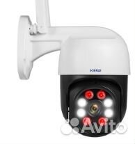 Поворотная Wifi камера уличная Tuya smart