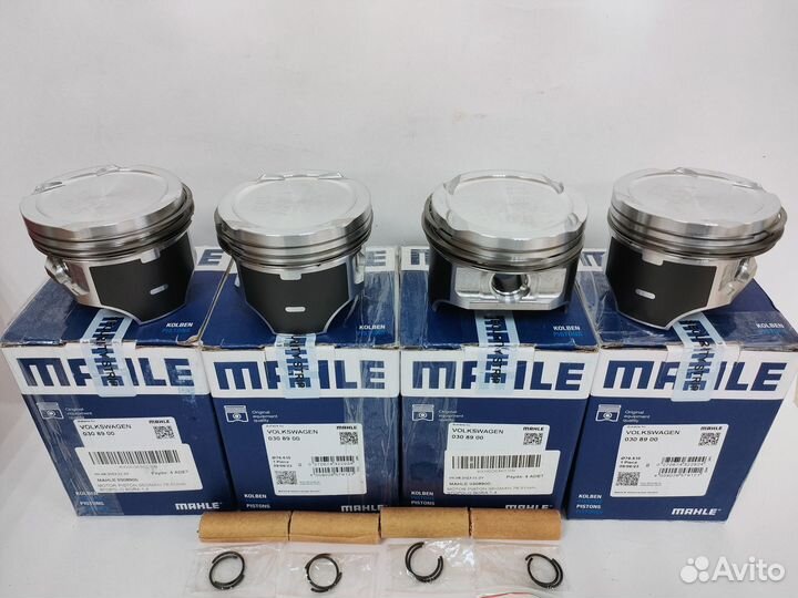 Комплект поршней с кольцами STD 1.4 16V AXP Mahle