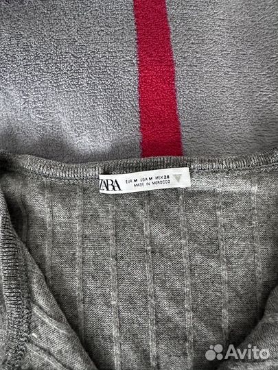 Боди zara с длинным рукавом