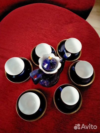 Сервиз чайный книги ложки