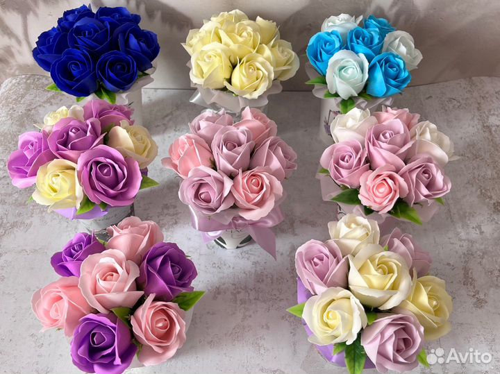 Букет из мыла