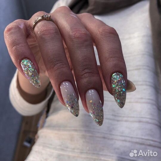 Маникюр гель лак, Наращивание ногтей Педикюр