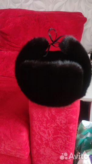 Шапка ушанка мужская норка