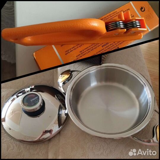 Продукция Zepter Ножеточка кастрюля сотейник