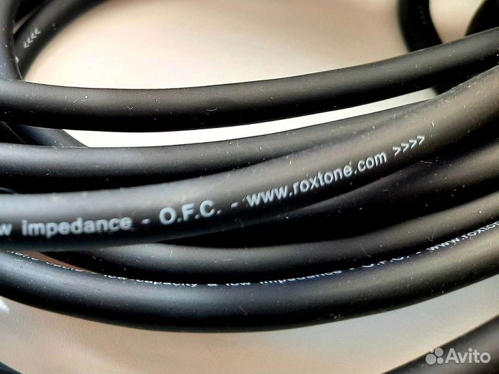 Кабель roxtone с разъемами xlr/xlr оригинал новый