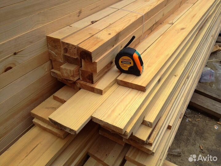 Доска обрезная 100х200х6000. Пиломатериалы