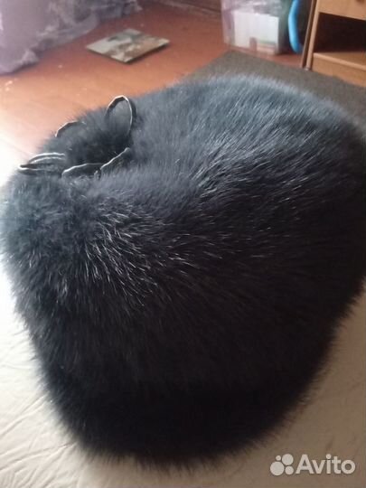 Норковая шапка берет