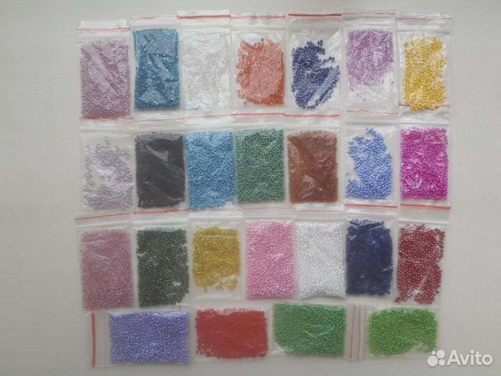 Неполные пакетики бисера