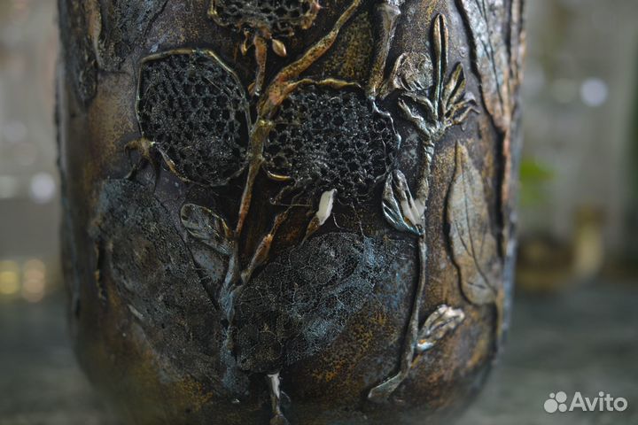 Ваза декоративная, ручная работа