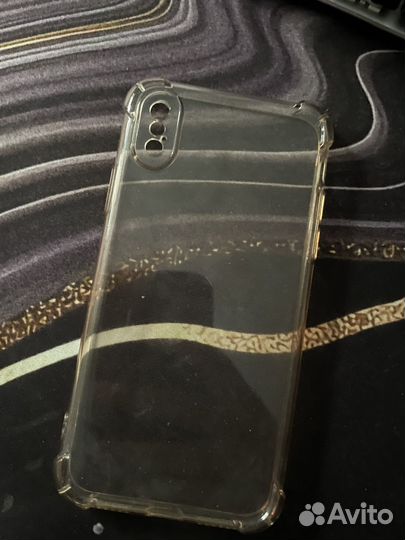 Чехол и стекло на айфон 10
