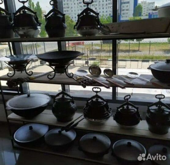 Казан чугунный узбекский