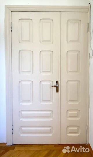 Дверь двустворчатая из сосны 3 т