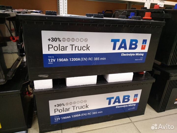Аккумуляторы Тав Polar Truck 190а/ч