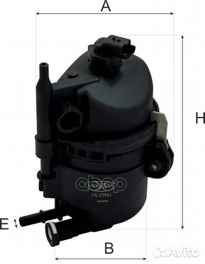 Фильтр топливный FG270LL FG270LL Goodwill