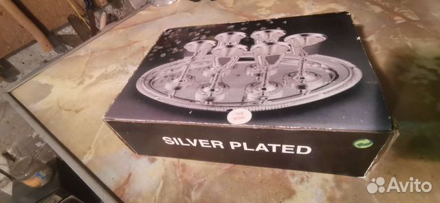 Набор рюмок с подносом. Маленькие