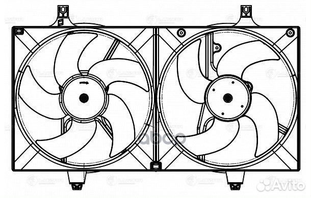 Э/вентилятор охл. для а/м Nissan Almera N16