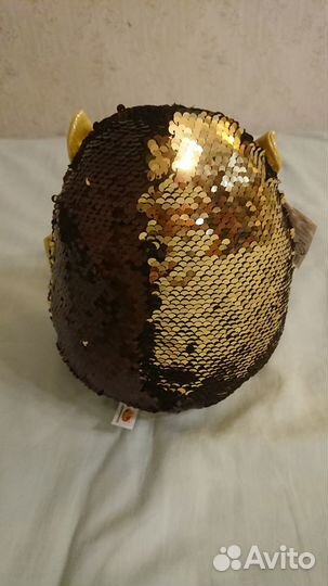 Новая мягкая игрушка с пайетками 20см