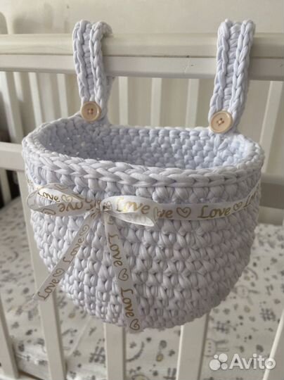 Корзинка подвесная. Ручная работа