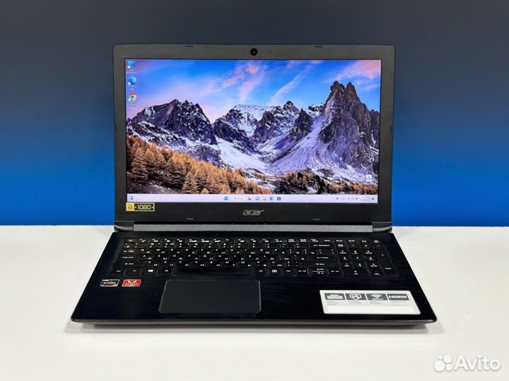 Мощный Acer Ryzen 5 8G озу SSD+HDD