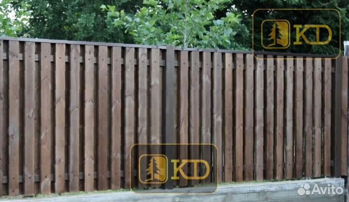 Штакетник для забора. Каменное дерево